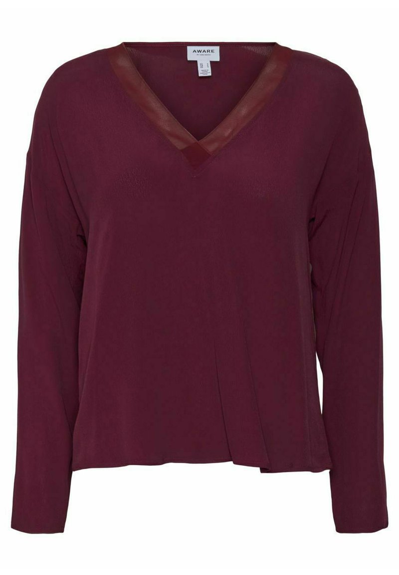 Vero Moda Longsleeve donkerrood gemêleerd