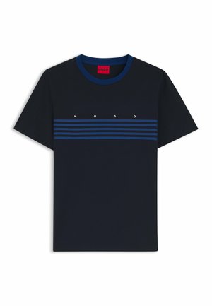 HUGO, DEMPSY - T-shirt imprimé - dark blue five