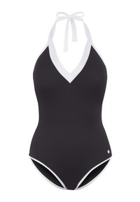 Costum de baie - schwarz-weiß