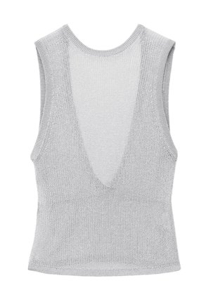 & OTHER STORIES, & OTHER STORIES DRAPED SCOOP-BACK TOP - Top - grey