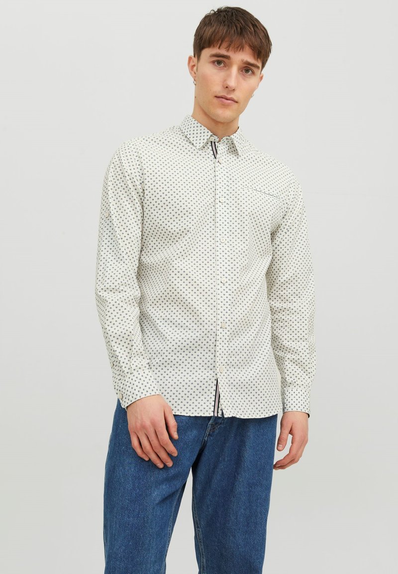 Camicia Uomo Jack & Jones David - Slim Fit, Maniche Lunghe, 100% Cotone - 4