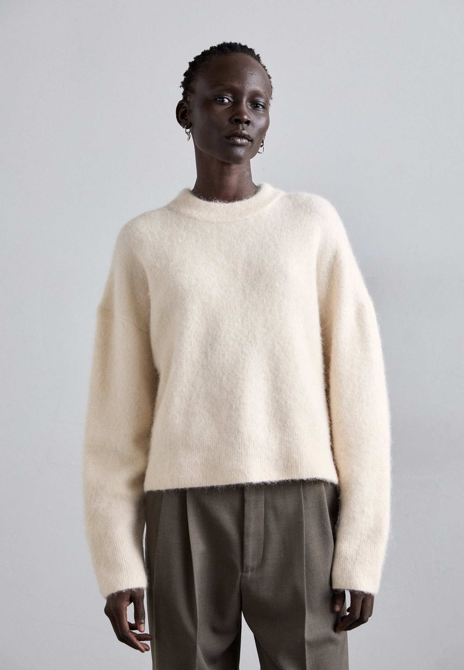 Filippa K FLUFFY - Strickpullover - beige - Zalando.de