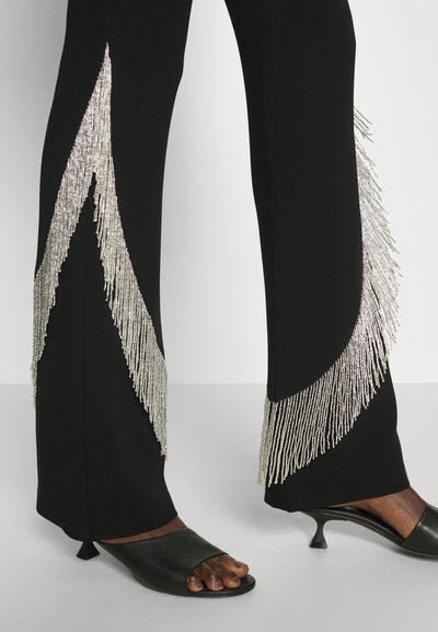 Cinq à Sept LUCYNDA PANT - Pantaloni - black/silver