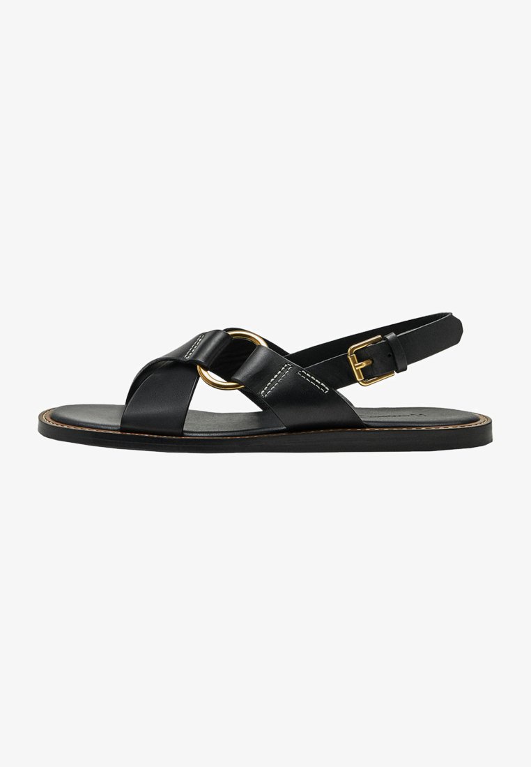 Massimo Dutti Sandals - black - Zalando.de