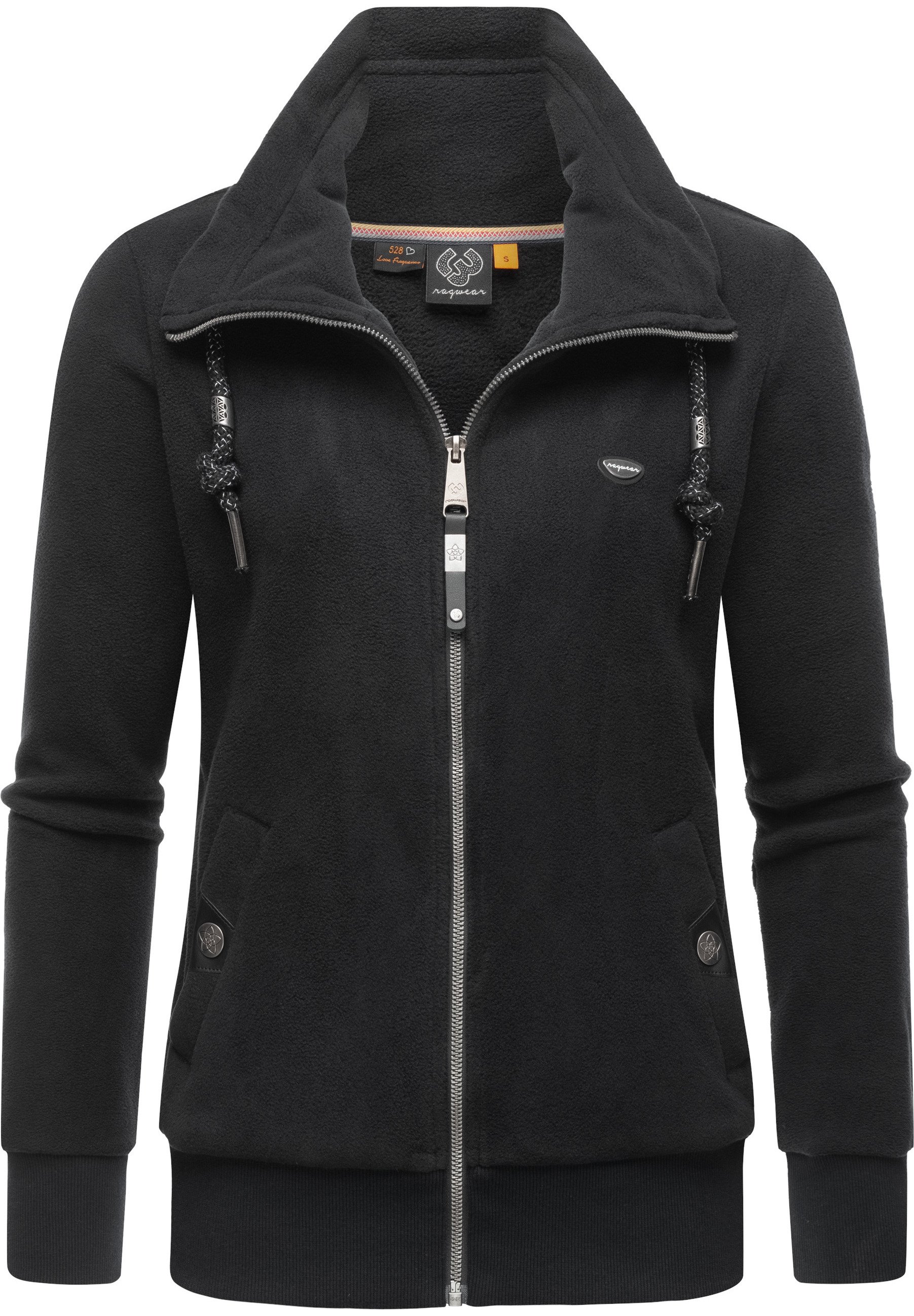 Ragwear CHARLES Kurzarmhemd – Klassisches Button-Down Hemd In Schwarz, Größe L, Maschinenwaschbar