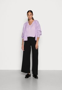 Kaffe KAAMBER V-NECK - Túnica - orchid bloom