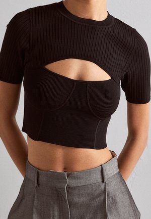 T-Shirt print - black