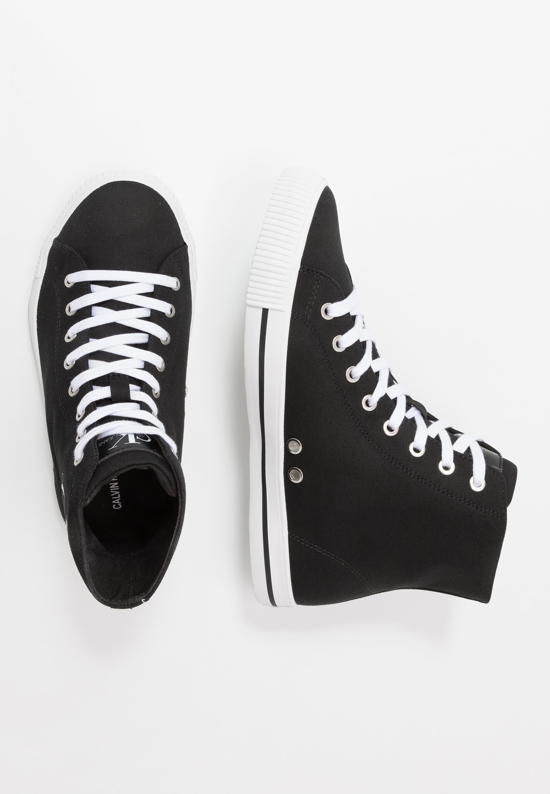 calvin klein black high tops