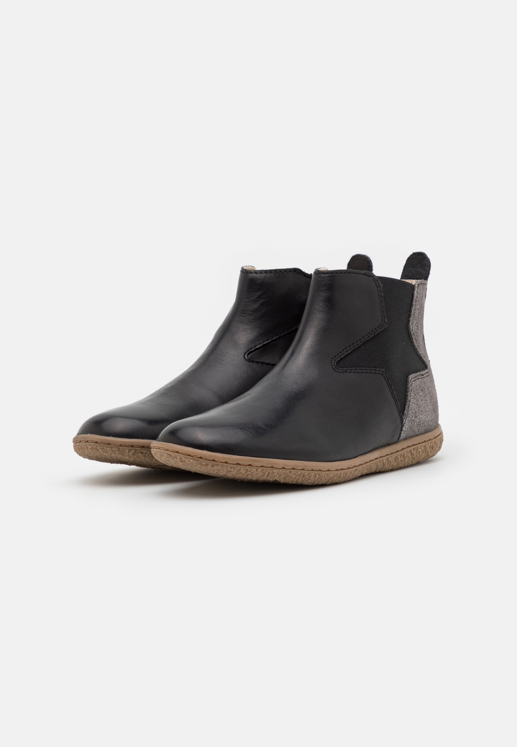 kickers vermillon noir