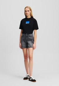 Karl Lagerfeld Jeans Džinsa auduma šorti - washed grey denim
