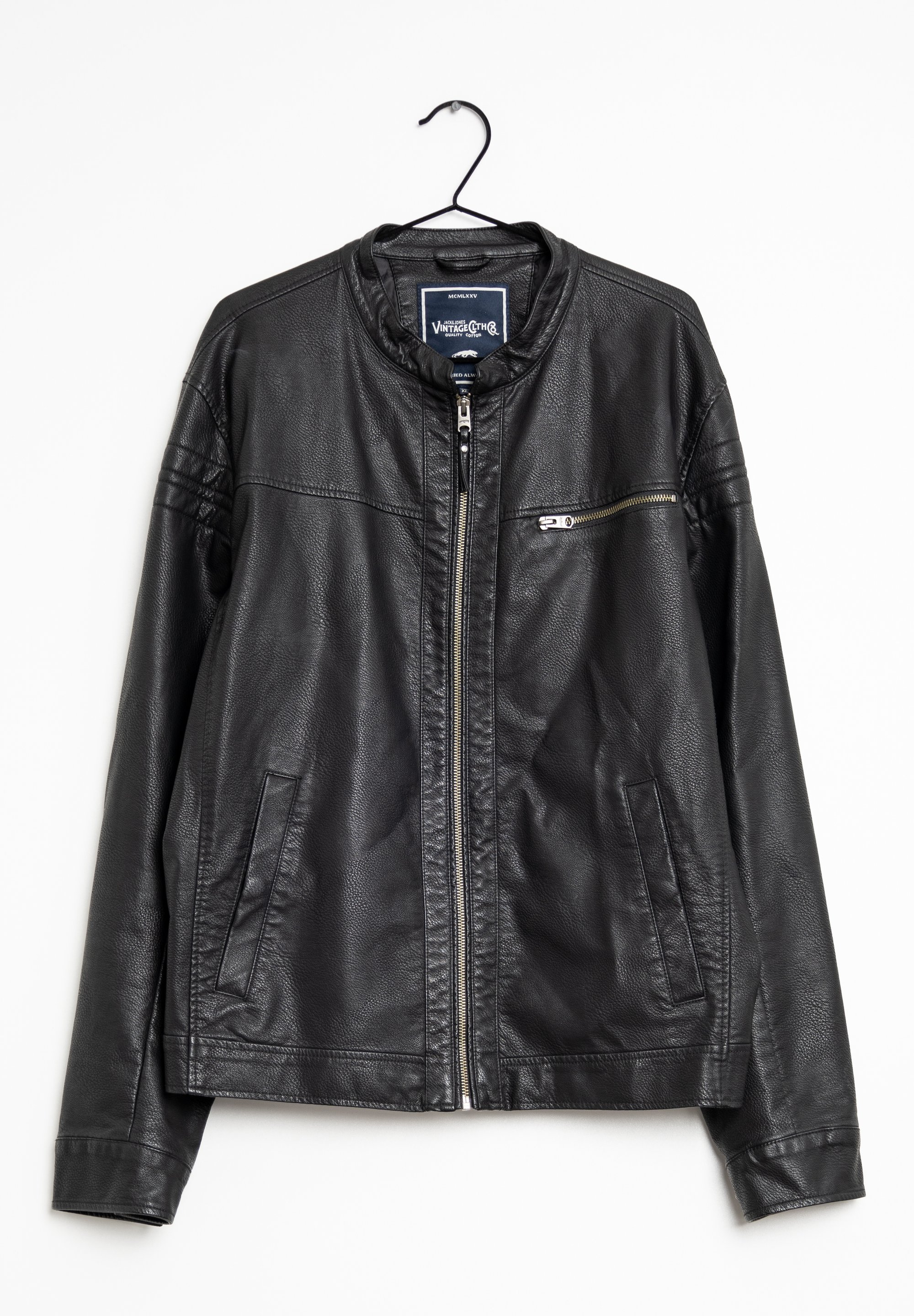 Jack Jones Faux leather jacket black (Pre-owned) - Main Image