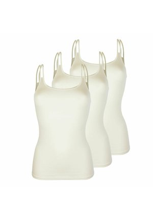 TOP DOPPEL - SPAGHETTITRÄGERN INTIME 3 PACK - Undershirt - champagner