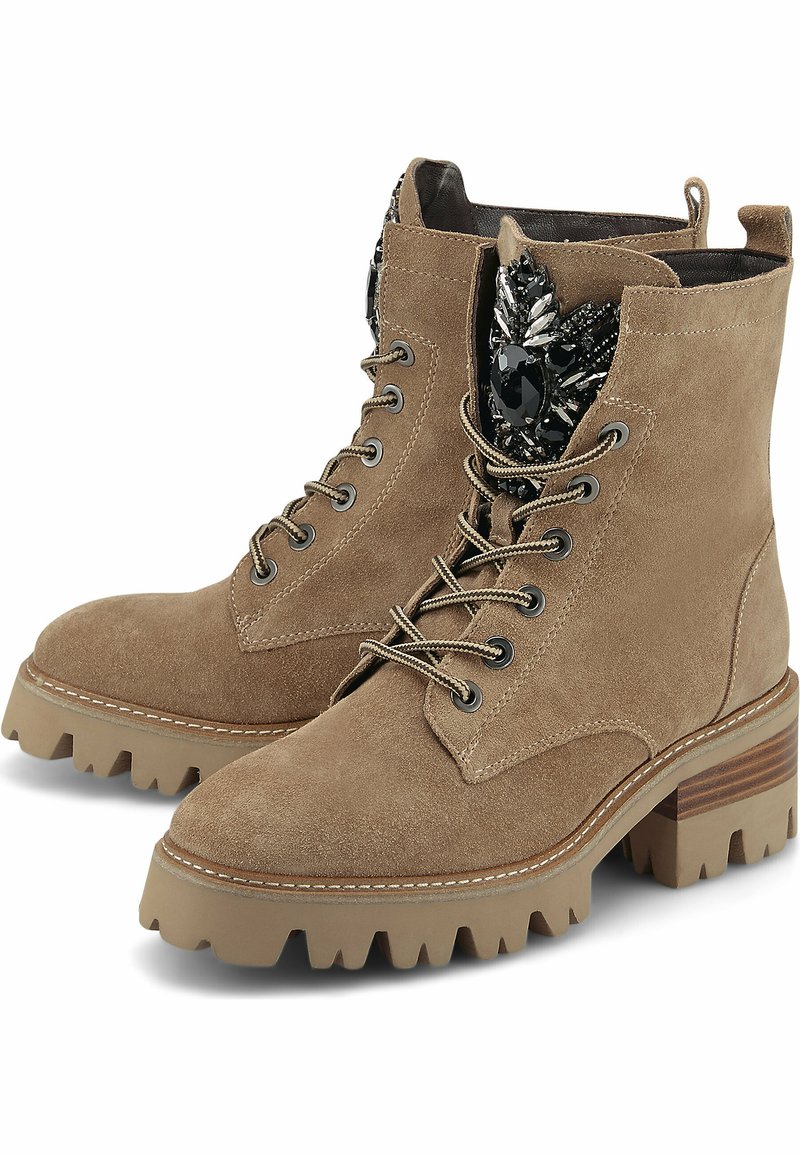 Damen Ankle Boots | Alma en Pena Plateaustiefelette beige - AN88975 Damen Ankle Boots | Alma en Pena Plateaustiefelette beige - AN88975