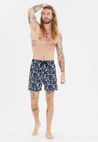 Cruz TOBY - Uimashortsit - donkerblauw wit