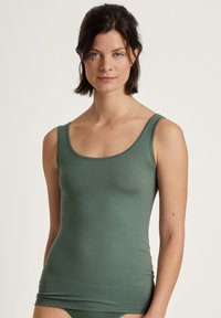 Calida OHNE ARM - Maglietta intima - laurel green