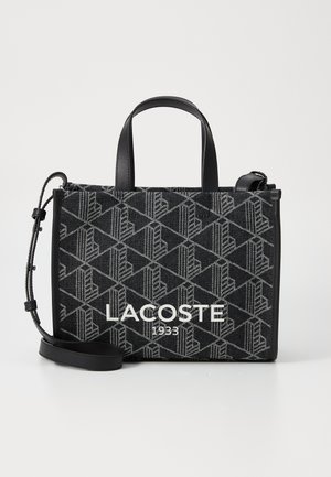 SHOPPING BAG - Tote bag - mono jacquard denim noir