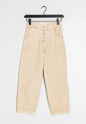 Flared Jeans - beige