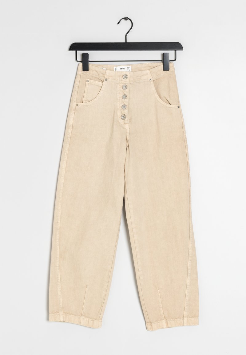 Mango Široké džíny - beige