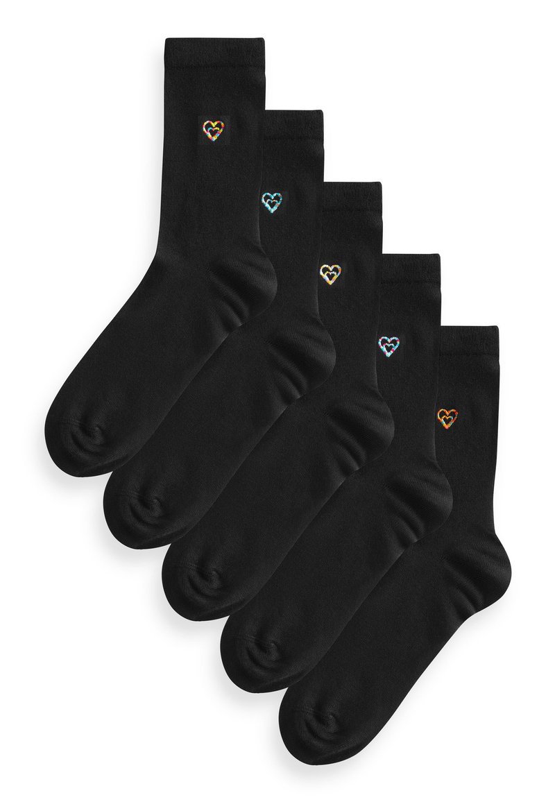 Next MOTIF 5 PACK STANDARD  - Strømper - heart outline