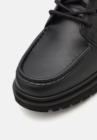 Calvin Klein Jeans EVA BOOT MID LACEUP - Nööritavad poolsaapad - triple black