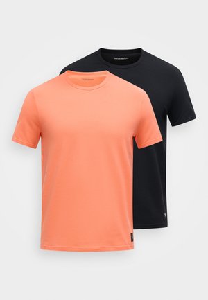 ESSENTIAL LOGOLABEL PARTE ALTA 2 PACK - Alsónemű - black/camellia