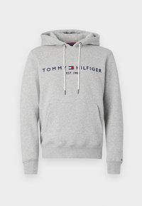 Tommy Hilfiger Felpa con cappuccio - mottled light grey