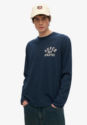 Superdry ATHLETIC ESSENTIALS - Long sleeved top - nautical navy