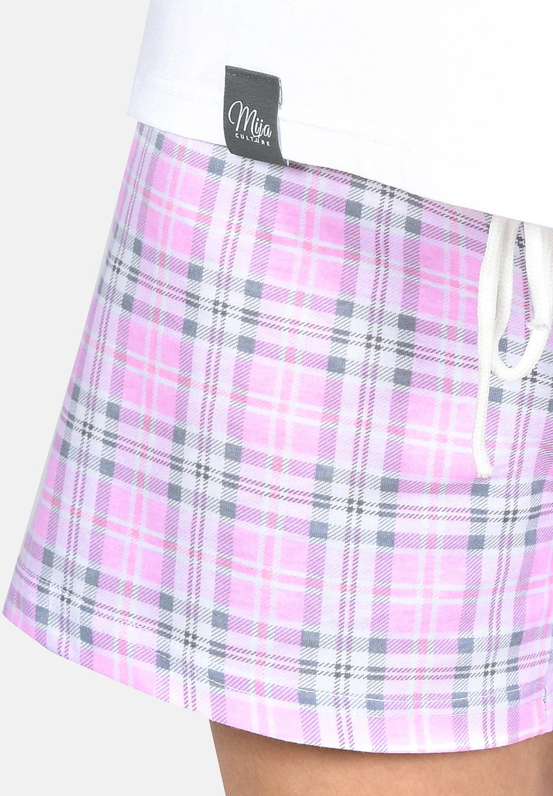 Damen Nachthemden | Mija Culture SET Nachtwäsche Set white pink/weiß - LD48549 Damen Nachthemden | Mija Culture SET Nachtwäsche Set white pink/weiß - LD48549
