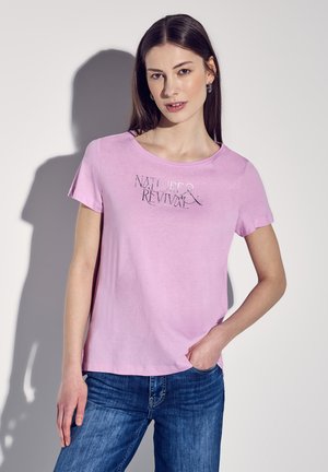 Street One Print T-shirt - rosa