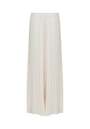 Leem, WIDE-LEG PLEATED TROUSER - Trousers - white