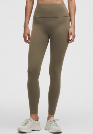 lululemon WUNDER TRAIN NO LINE HIGH-RISE 71CM - Leggings - light brown