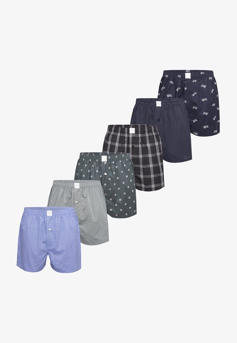 MG-1 6-PACK CLASSIC - Boxershorts - blue black olive