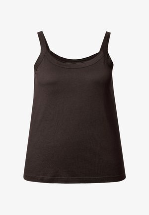 Ulla Popken, ULLA POPKEN DAMEN GROSSE GRÖSSEN SPAGHETTI-TOP 728664 - Top - mahogany