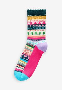 Next CHRISTMAS PATTERN 4 PACK.  REGULAR FIT - Sokken - rainbow fairisle