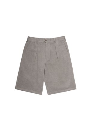 PODIUM DOUBLE PLEATED - Shorts - grey
