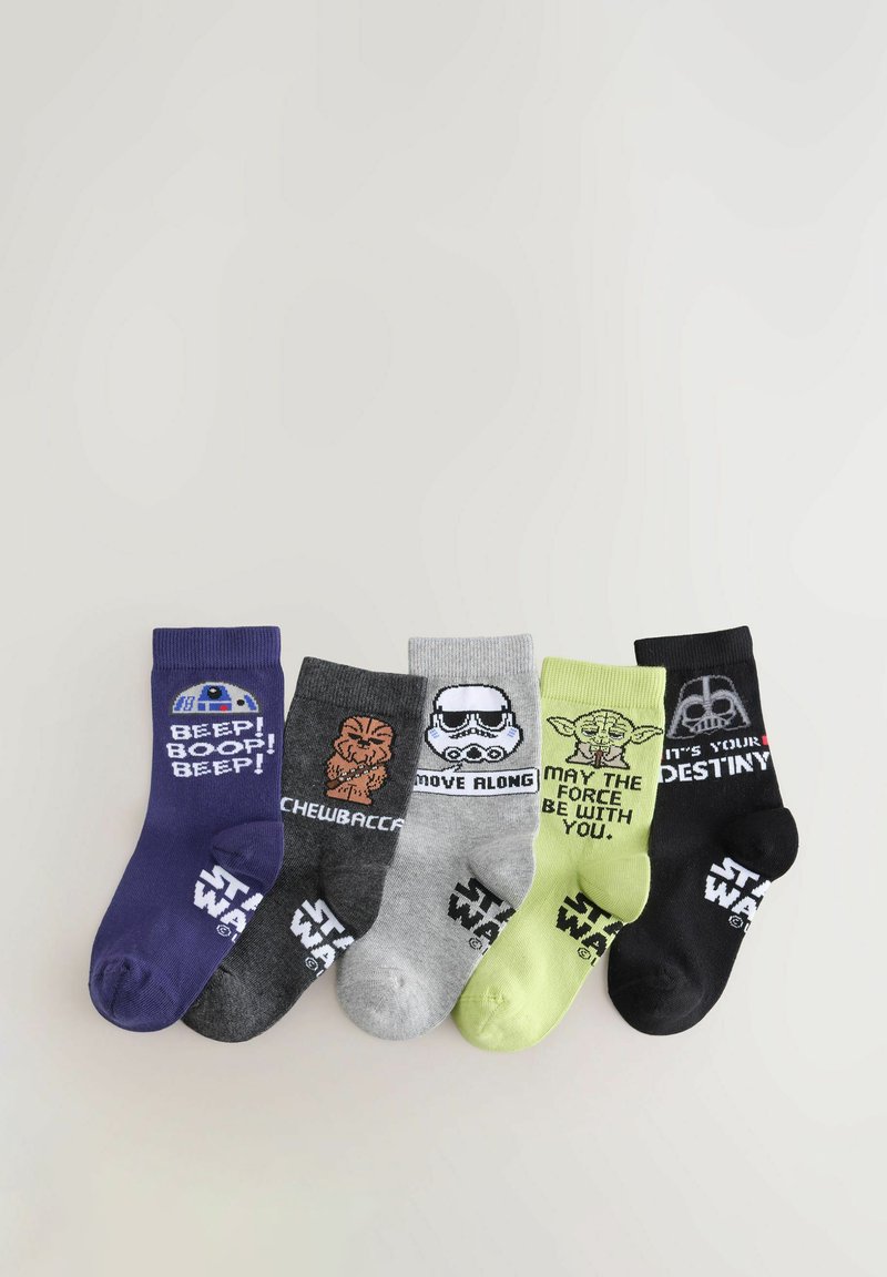 Next CHARACTER COTTON RICH 5 PACK - Socks - star wars/black - Zalando