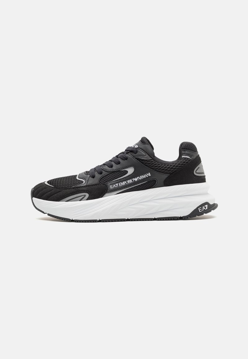 EA7 Emporio Armani - CRUSHER SONIC MIX UNISEX - Trainers - black/silver, Enlarge