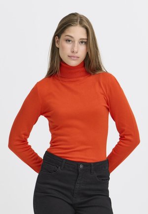 MAFA - Stickad tröja - fiery red