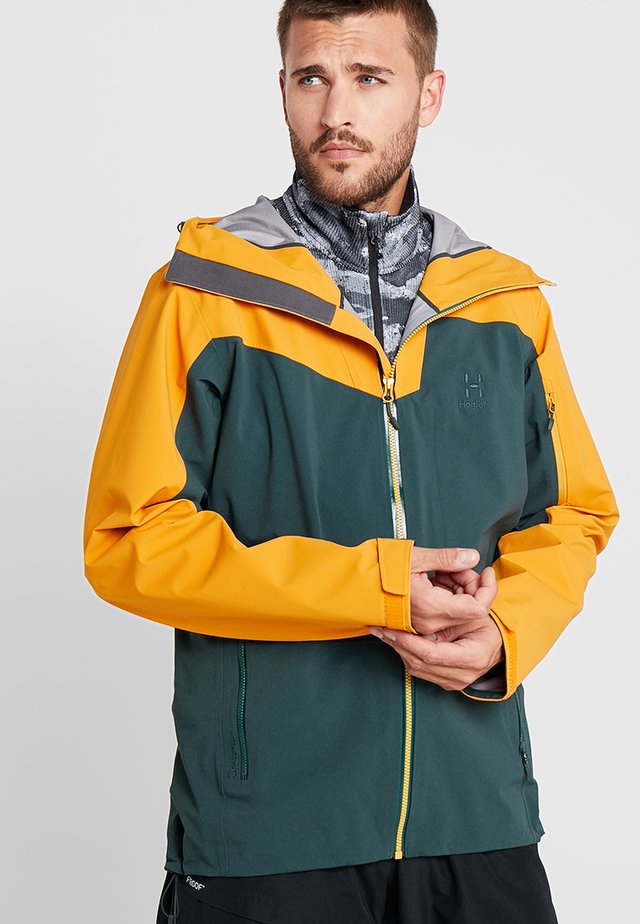 STIPE JACKET MEN - Snowboardjacke - mineral/desert yellow