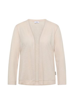 Cecil, OFFENE JACKE IN UNIFARBE MIT 3/4-ARM - Gilet - pearl beige
