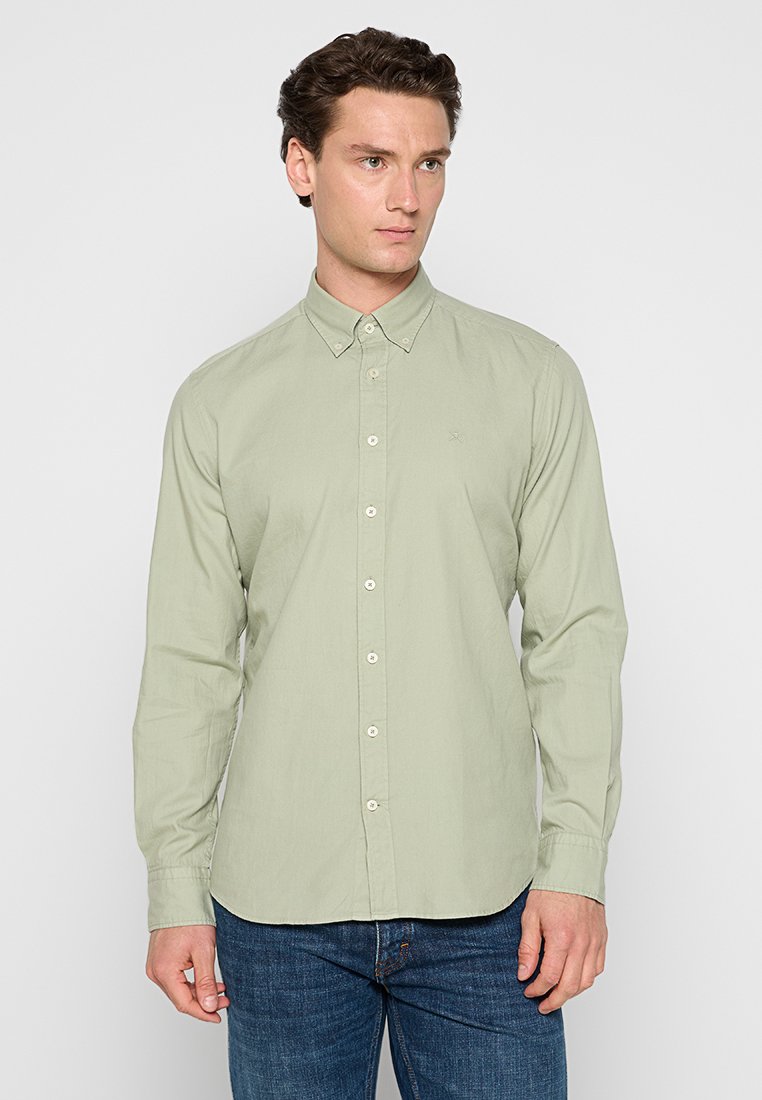 Hackett London Overhemd olijfgroen