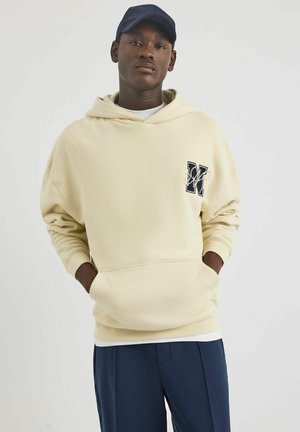 Felpa con cappuccio - ivory