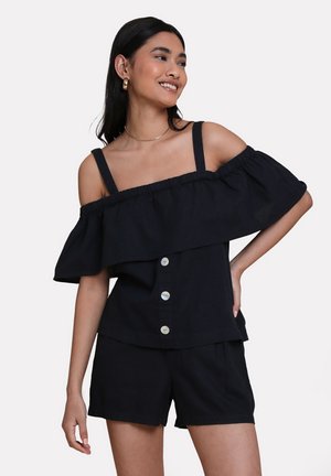 THB ASPEN BARDOT - Camicetta - black