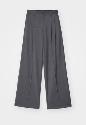 Filippa K, DARCEY TROUSERS - Trousers - dark grey melange