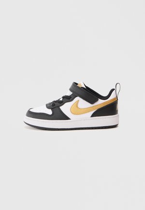 COURT BOROUGH LOW RECRAFT UNISEX - Sneakers basse - black/metallic gold-coloured/white