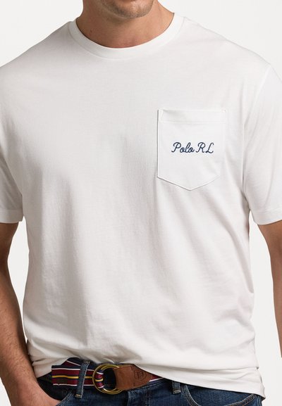 Polo Ralph Lauren Big & Tall POLO BEAR JERSEY T-SHIRT - Print T-shirt - white