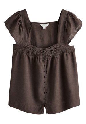 Next, LOOSE FIT - Bluse - chocolate brown