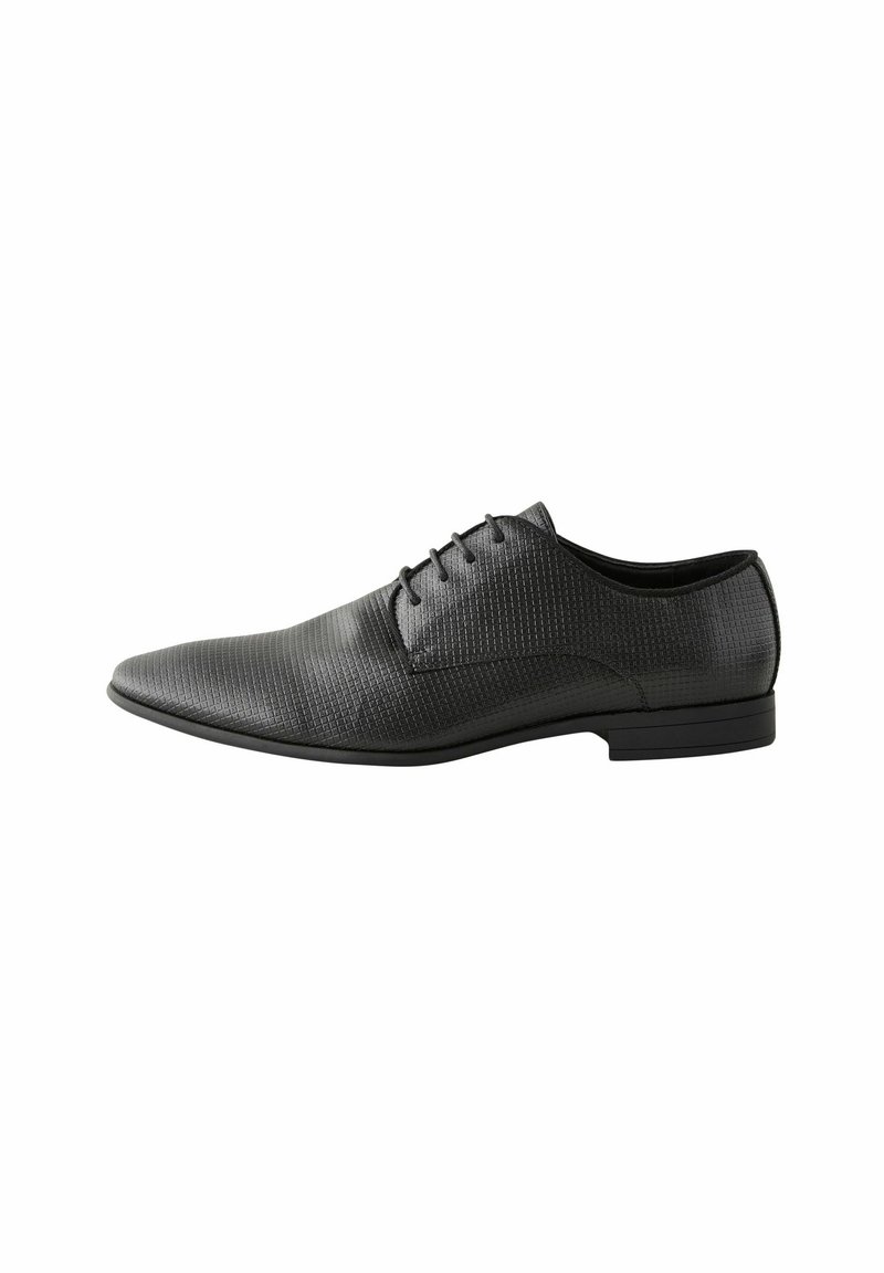 Next EMBOSSED TOE DERBY - REGULAR FIT - Pantofi cu șiret - black