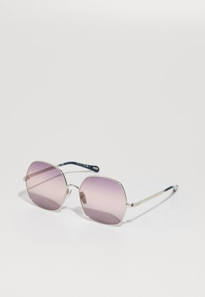 CHLOÉ Solbriller - silver-coloured/violet