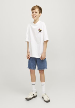 JJICHRIS JJORIG - Shorts di jeans - blue denim